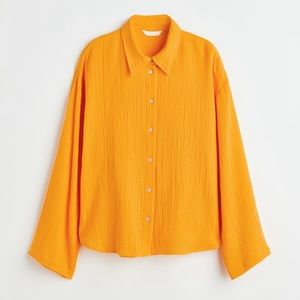 💛 Dark Yellow Crinkled Cottom Matching Set